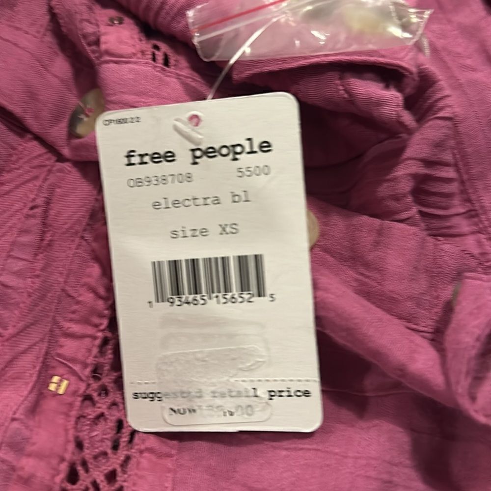 NWT Free People Women’s Button Shirt - Picture 7 of 7